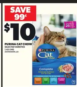Loblaws PURINA CAT CHOW, 1.42-2 KG offer