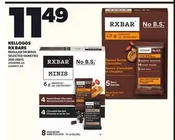 Loblaws KELLOGGS RX BARS, 208-260 G offer
