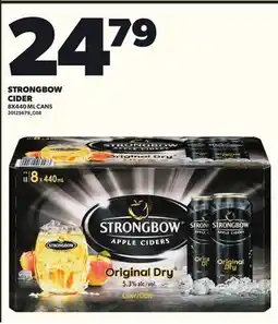 Loblaws STRONGBOW CIDER, 8X440ML CANS offer