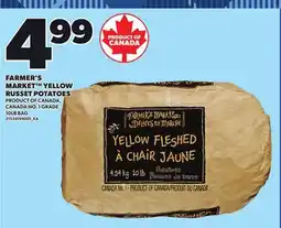 Loblaws FARMER'S MARKET YELLOW RUSSET POTATOES 10LB BAG offer