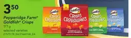 Loblaws PEPPERIDGE FARM GOLDFISH CRISPS, 177G offer