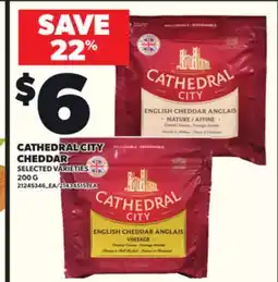 Loblaws CATHEDRAL CITY CHEDDAR, 200 G offer