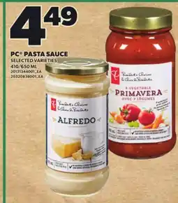Loblaws PC PASTA SAUCE, 410/650 ML offer