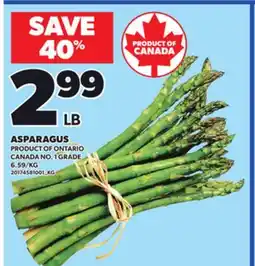 Loblaws ASPARAGUS offer