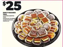 Loblaws PARTY SQUARES RAY, 750 G offer