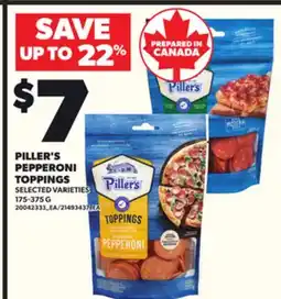 Loblaws PILLER'S TOPPINGS, 175-375 G offer