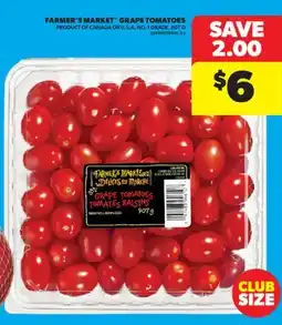 Real Canadian Superstore FARMER'S MARKET GRAPE TOMATOES, 907 G offer