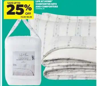 Real Canadian Superstore LIFE AT HOME COMFORTER SETS AND COMFORTERS offer