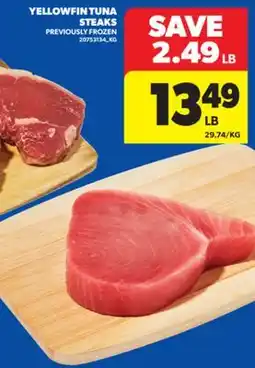 Real Canadian Superstore YELLOWFIN TUNA STEAKS offer