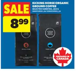 Real Canadian Superstore KICKING HORSE ORGANIC GROUND COFFEE, 284 G offer