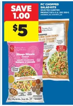 Real Canadian Superstore PC CHOPPED SALAD KITS, 282-369 G offer