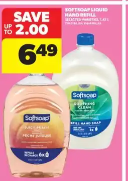 Real Canadian Superstore SOFTSOAP LIQUID HAND REFILL, 1.47 L offer