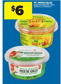 Real Canadian Superstore PC FRESH SALSA, 350 G offer