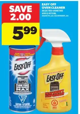 Real Canadian Superstore EASY OFF OVEN CLEANER, 400 G/475 ML offer