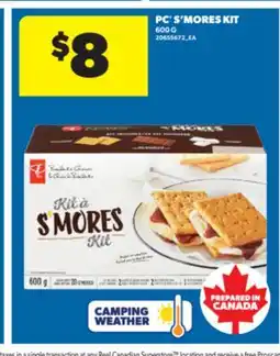 Real Canadian Superstore PC S'MORES KIT, 600 G offer