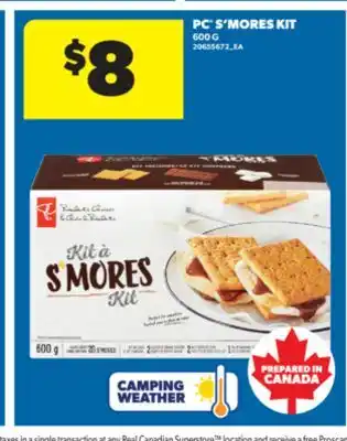 Real Canadian Superstore PC S'MORES KIT, 600 G offer