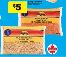 Real Canadian Superstore SURAJ DRY BEANS, 1.8 KG offer