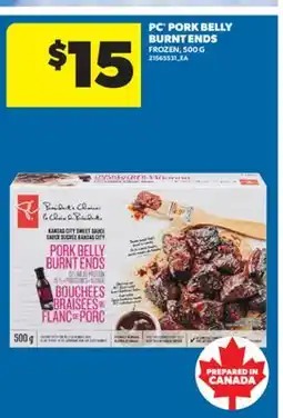 Real Canadian Superstore PC PORK BELLY BURNT ENDS, 500 G offer