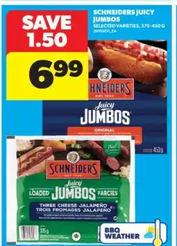Real Canadian Superstore SCHNEIDERS JUICY JUMBOS, 375-450 G offer