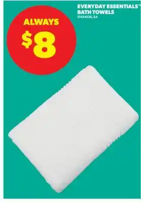 Real Canadian Superstore EVERYDAY ESSENTIALS BATH TOWELS offer