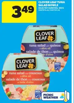 Real Canadian Superstore CLOVER LEAF TUNA SALAD BOWLS, 160 G offer