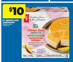 Real Canadian Superstore PC MANGO LASSI CHEESECAKE, 600 G offer