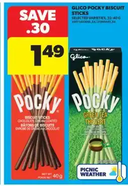 Real Canadian Superstore GLICO POCKY BISCUIT STICKS, 33-40 G offer