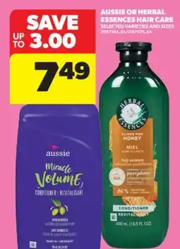 Real Canadian Superstore AUSSIE OR HERBAL ESSENCES HAIR CARE offer