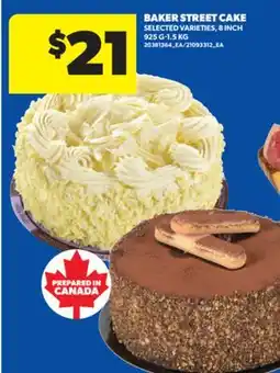 Real Canadian Superstore BAKER STREET CAKE, 8 INCH 925 G - 1.5 KG offer