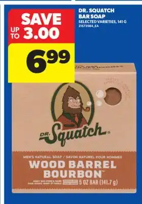 Real Canadian Superstore DR. SQUATCH BAR SOAP, 141 G offer
