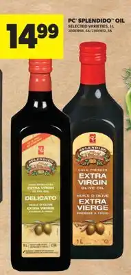 Real Canadian Superstore PC SPLENDIDO OIL, 1 L offer