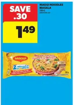 Real Canadian Superstore MAGGI NOODLES MASALA, 280 G offer