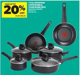 Real Canadian Superstore T-FAL INTUITION COOKWARE & COOKWARE SETS offer