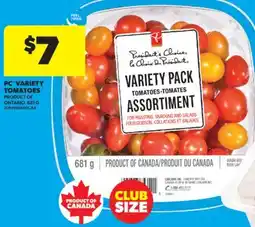 Real Canadian Superstore PC VARIETY TOMATOES, 681 G offer