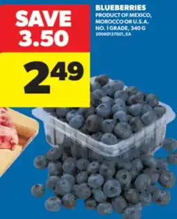 Real Canadian Superstore BLUEBERRIES, 340 G offer
