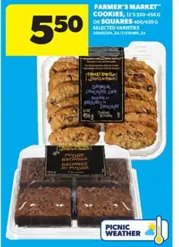 Real Canadian Superstore FARMER'S MARKET COOKIES, 12'S 350-456 G OR SQUARES 400/450 G offer