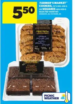 Real Canadian Superstore FARMER'S MARKET COOKIES, 12'S 350-456 G OR SQUARES 400/450 G offer