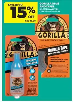Real Canadian Superstore GORILLA GLUE AND TAPES offer