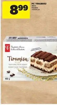 Real Canadian Superstore PC TIRAMISU, 460 G offer