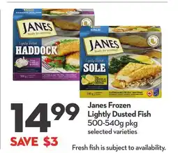 Longo's Frozen Lightly Dusted Fish offer