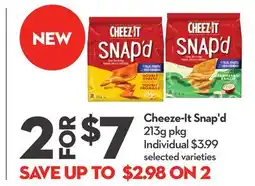 Longo's Cheeze-It Snap'd offer