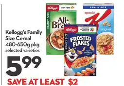 Longo's Family Size Cereal offer
