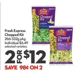 Longo's Chopped Kit offer