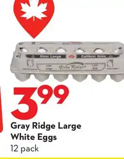 Longo's Gray Ridge Large White Eggs offer