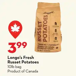 Longo's Fresh Russet Potatoes offer