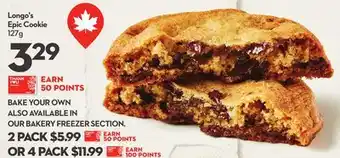 Longo's Epic Cookie offer