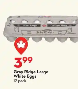 Longo's Large White Eggs offer
