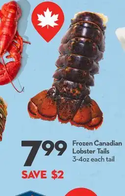 Longo's Frozen Canadian Lobster Tails offer