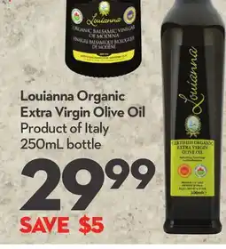 Longo's Organic Extra Virgin Olive Oil offer