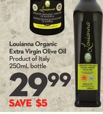 Longo's Organic Extra Virgin Olive Oil offer